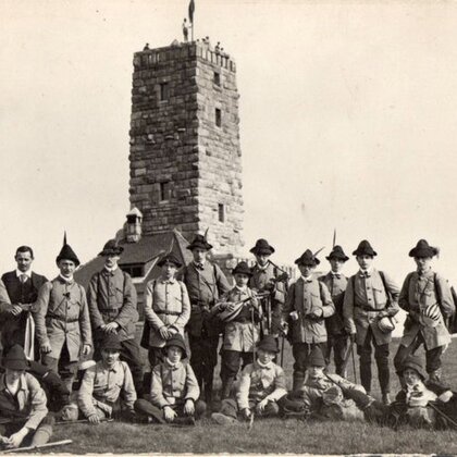 Gruppenfoto am Feldberg